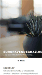 Mobile Screenshot of europavendeghaz.hu